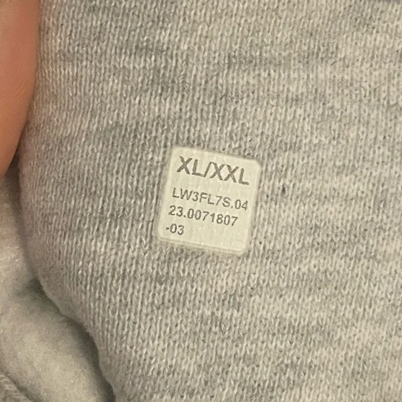 lululemon Scuba Oversized HalfZip Funnel Neck in HCUG, size XL/XXL - Picture 3 of 6